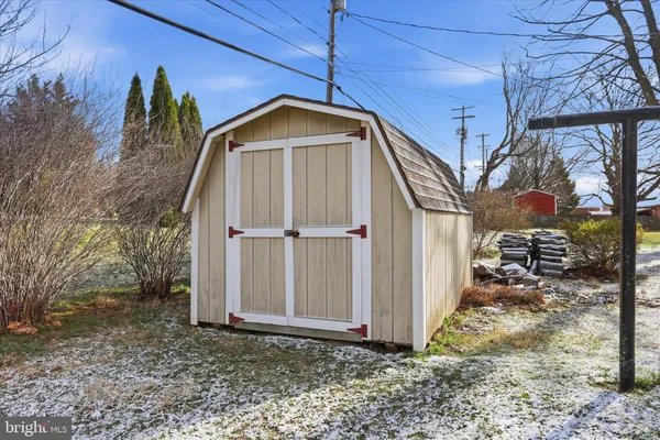 a backyard of a house