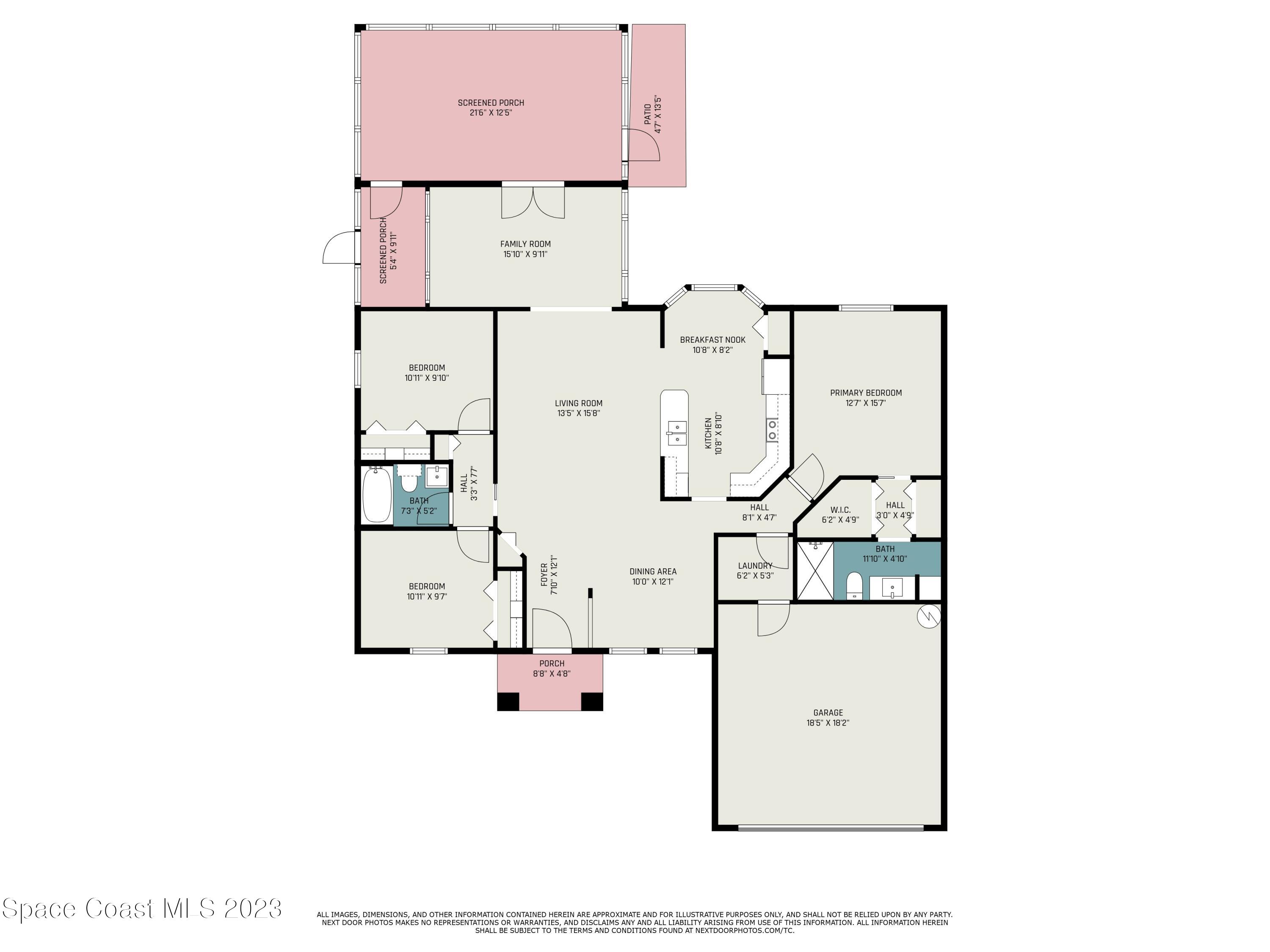 2852 Digby Road Southeast Palm Bay, FL 32909 - Photo 26 of 26 Floor Plan