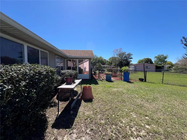 a view of a house with a patio