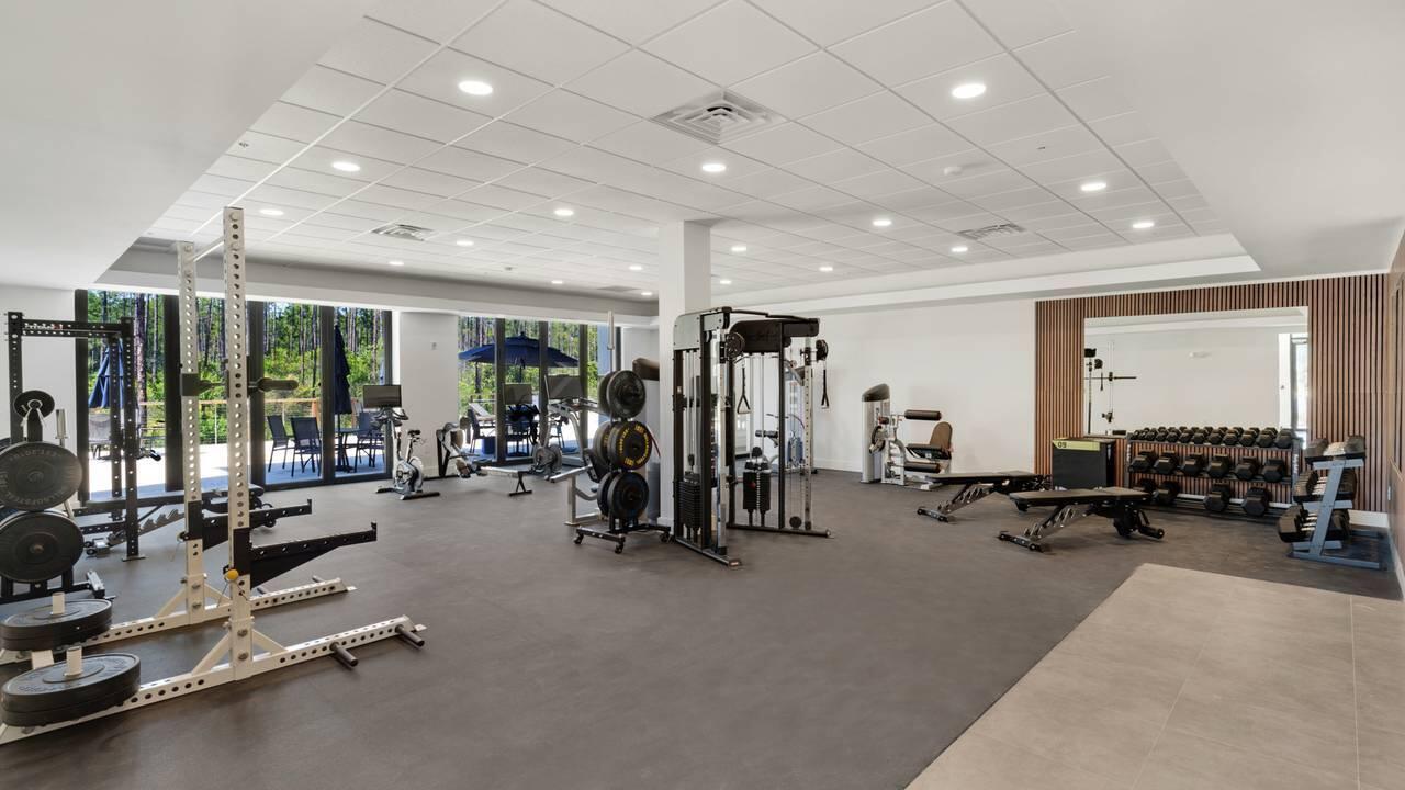 179 South County Highway 393, Unit 333 Santa Rosa Beach, FL 32459 - Photo 21 of 34 a view of a room with gym equipment
