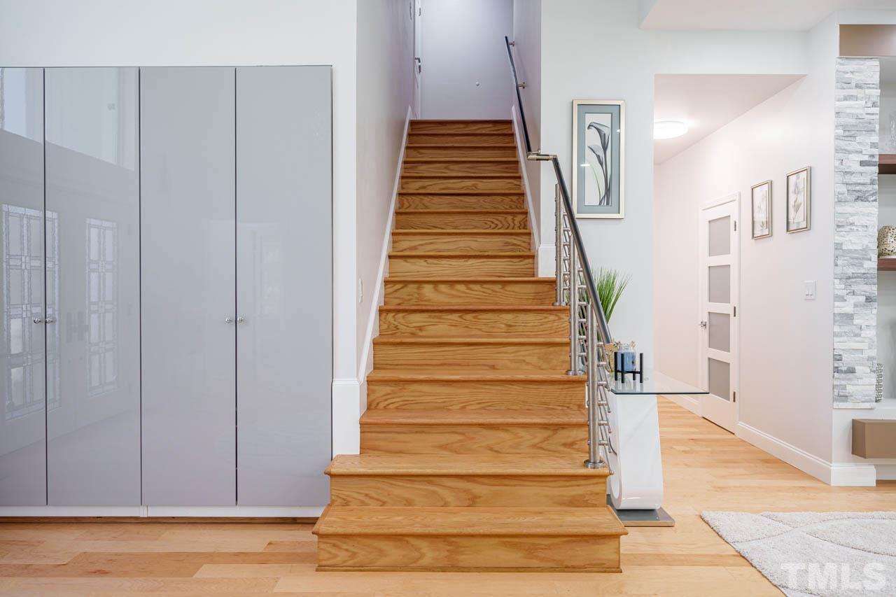 1028 Todd Road Knightdale, NC 27545 - Photo 18 of 48 a view of entryway with wooden floor