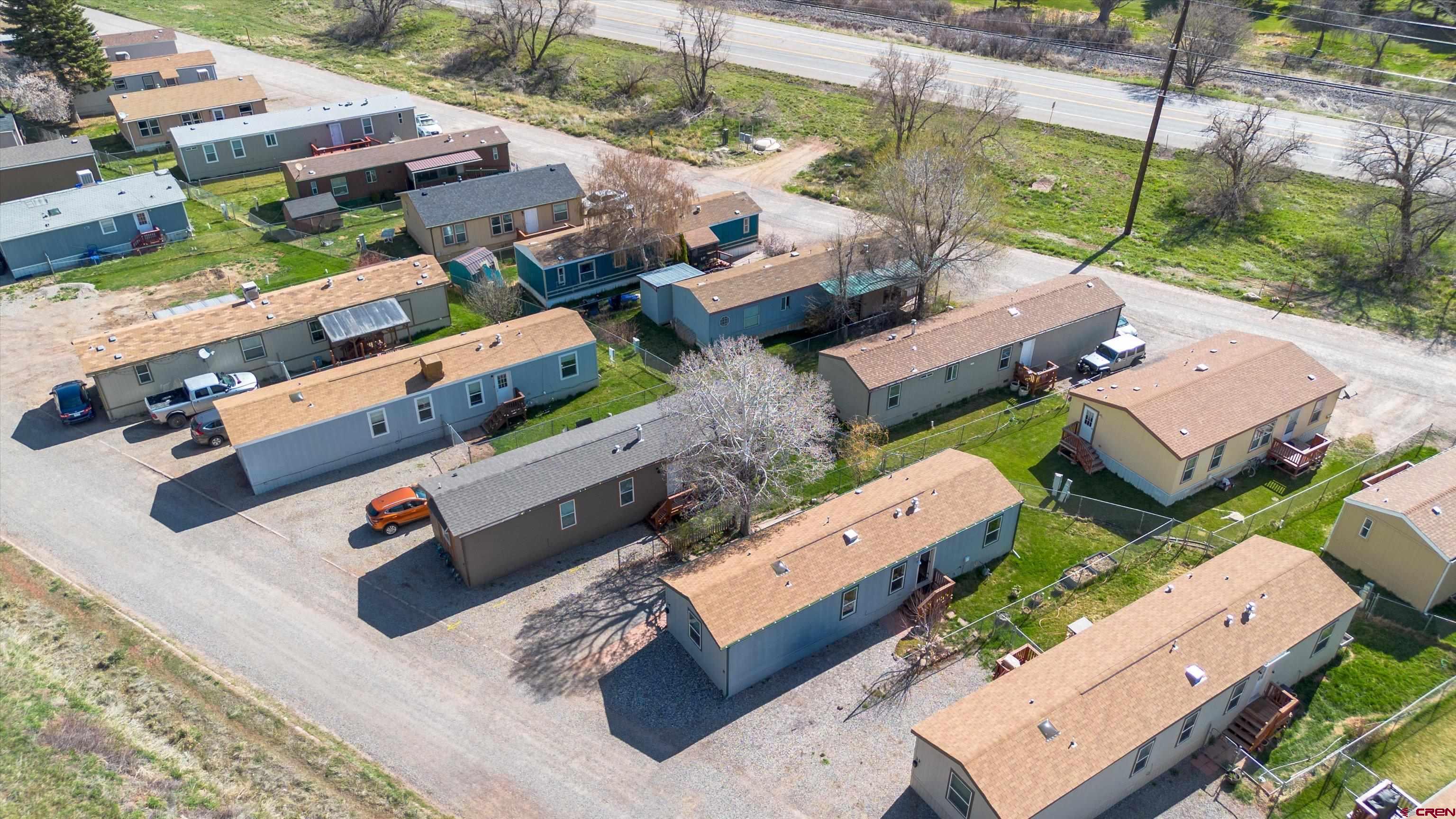 6000 County Road 203, Unit 34 Durango, CO 81301 - Photo 33 of 33 an aerial view of a house with a yard basket ball court and outdoor seating