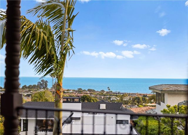 a view of a city from a balcony