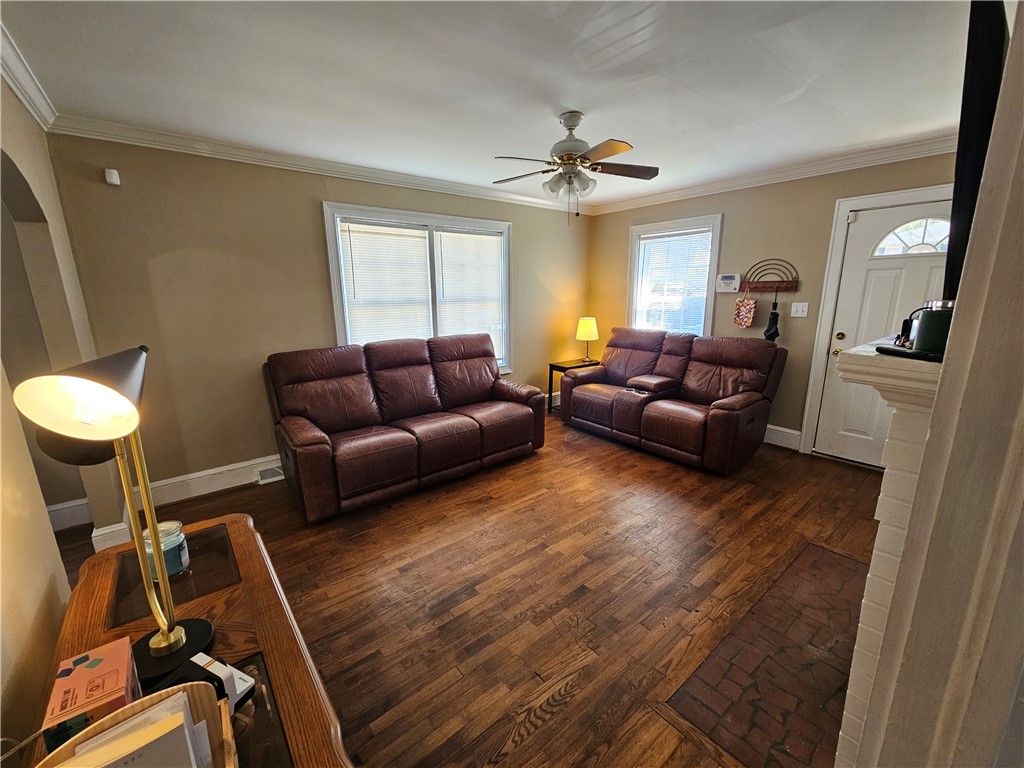 237 Pine Lane Anderson, SC 29621 - Photo 10 of 22 This inviting living room features gleaming hardwood floors and ample natural light.