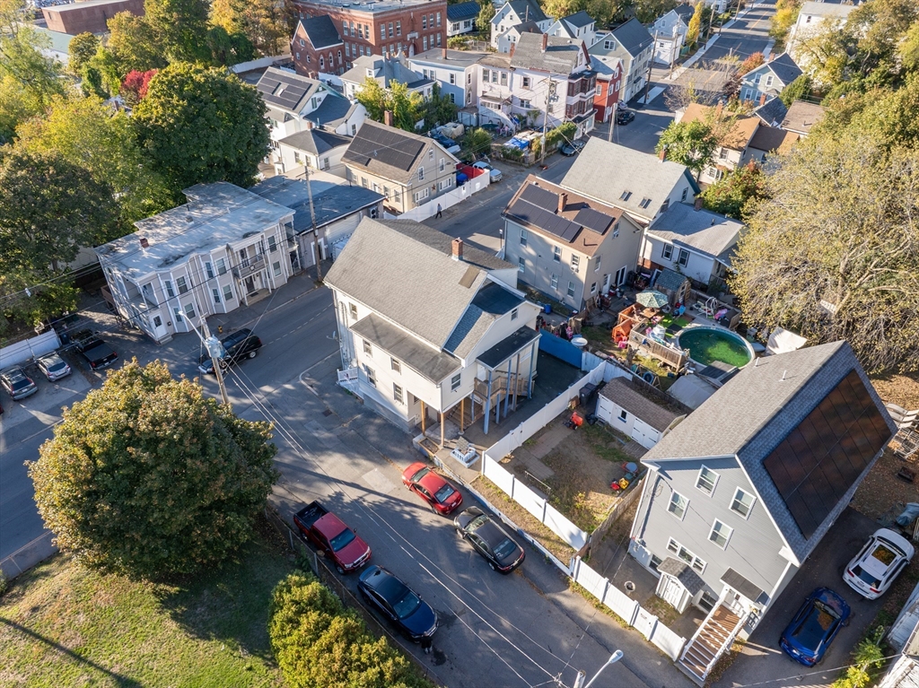 15 Rose Street, Unit 2 Haverhill, MA 01830 - Photo 14 of 15 an aerial view of a house with a yard