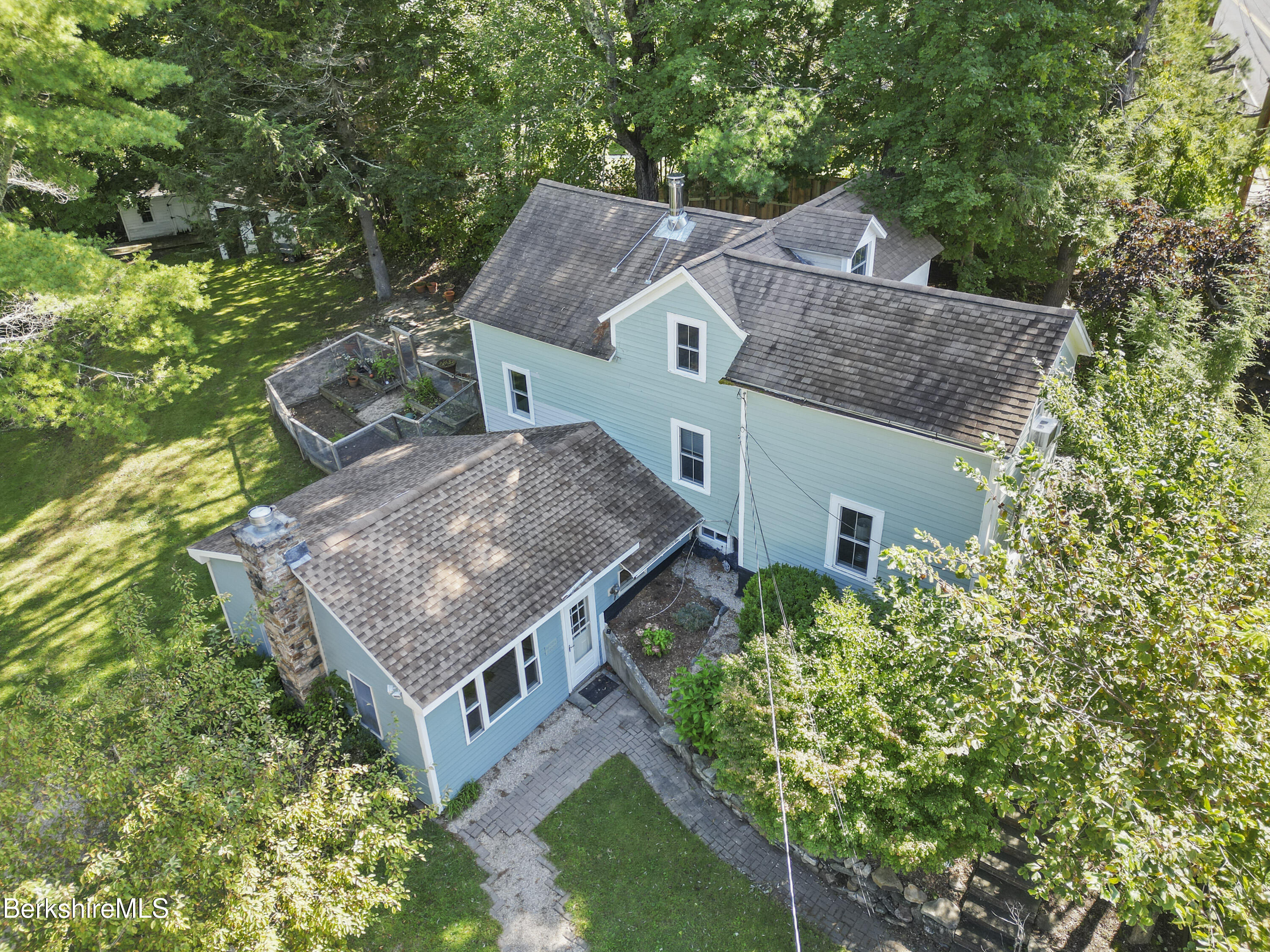 166 Berkshire School Road Sheffield, MA 01257 - Photo 38 of 39 900 Aerial View