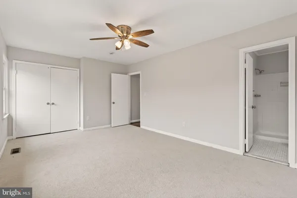 a view of an empty room