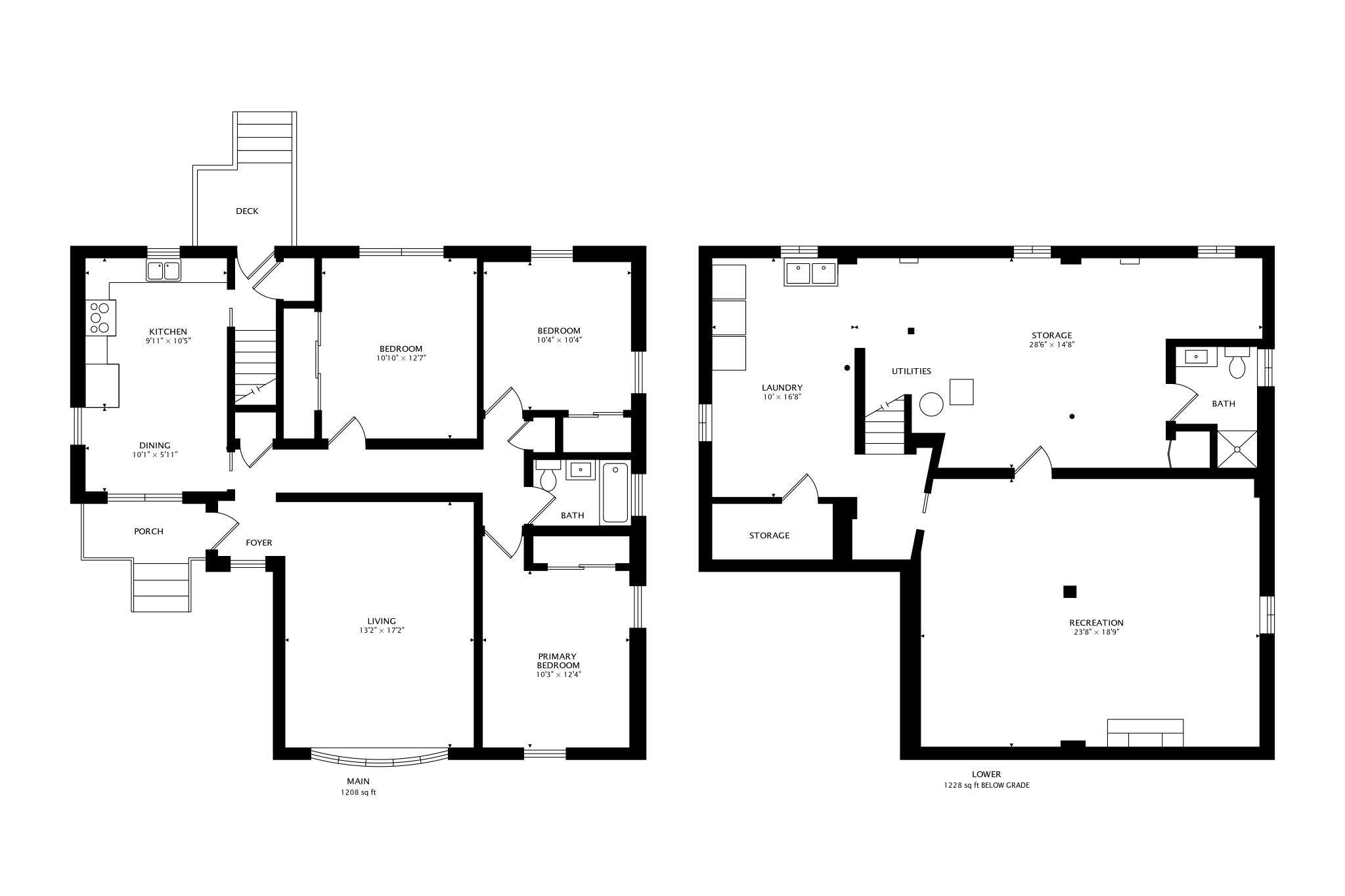 2022 38th Street Highland, IN 46322 - Photo 39 of 41 a picture of a floor plan