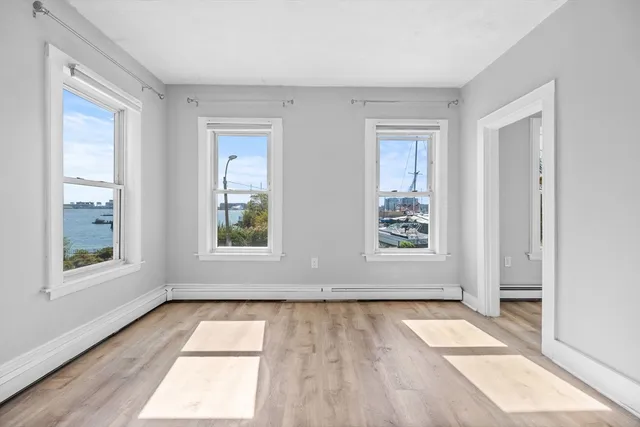 a view of outdoor space with windows