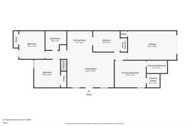 $1,600 | 417 Gardenview Street, Denton, TX 76207