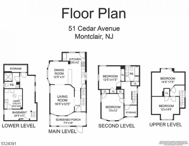 $5,000 | 51 Cedar Avenue, Montclair, NJ 07042