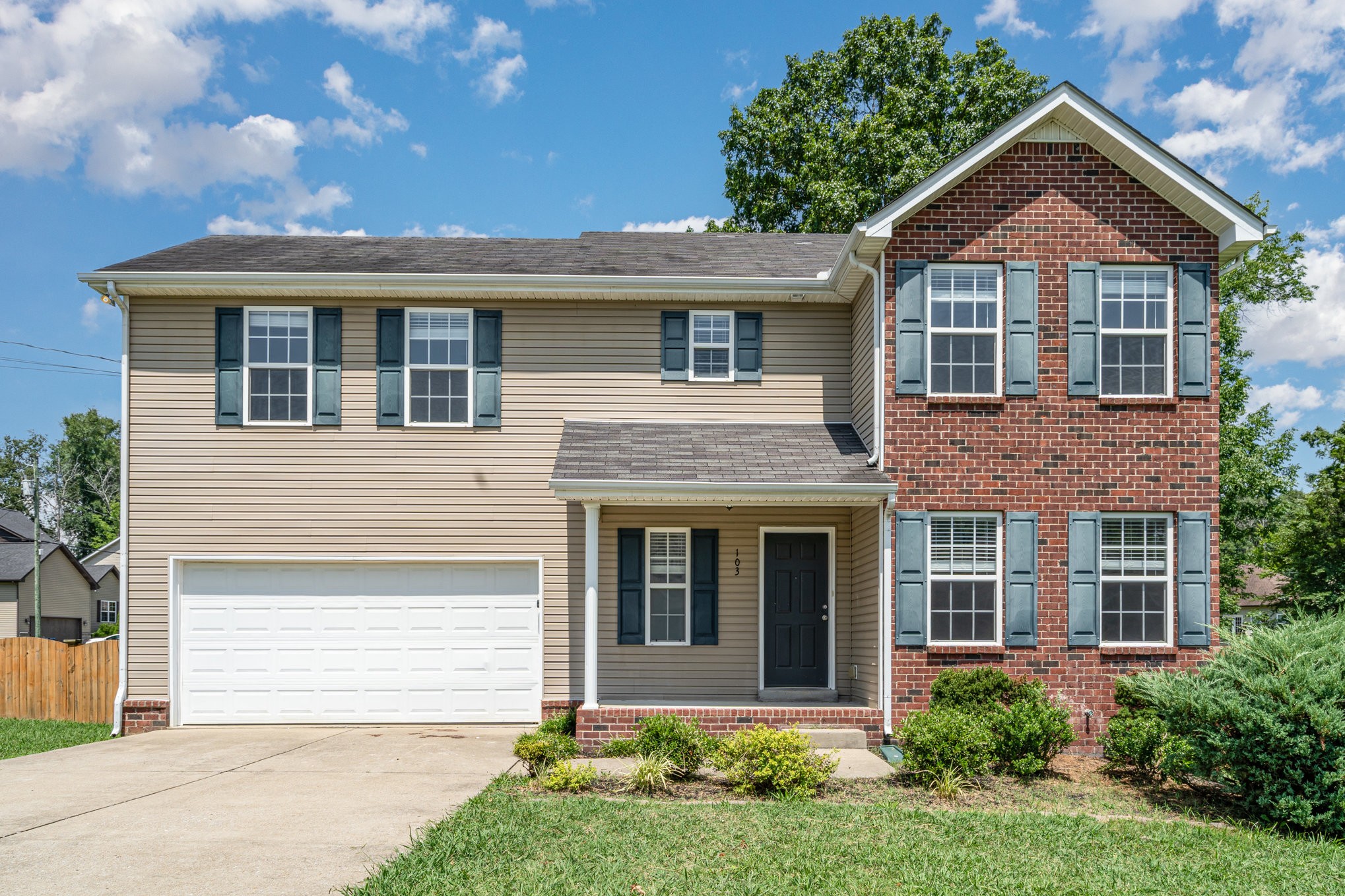 103 Chapel Brook Way Murfreesboro, TN 37129 - Photo 1 of 23 front view of a house with a yard