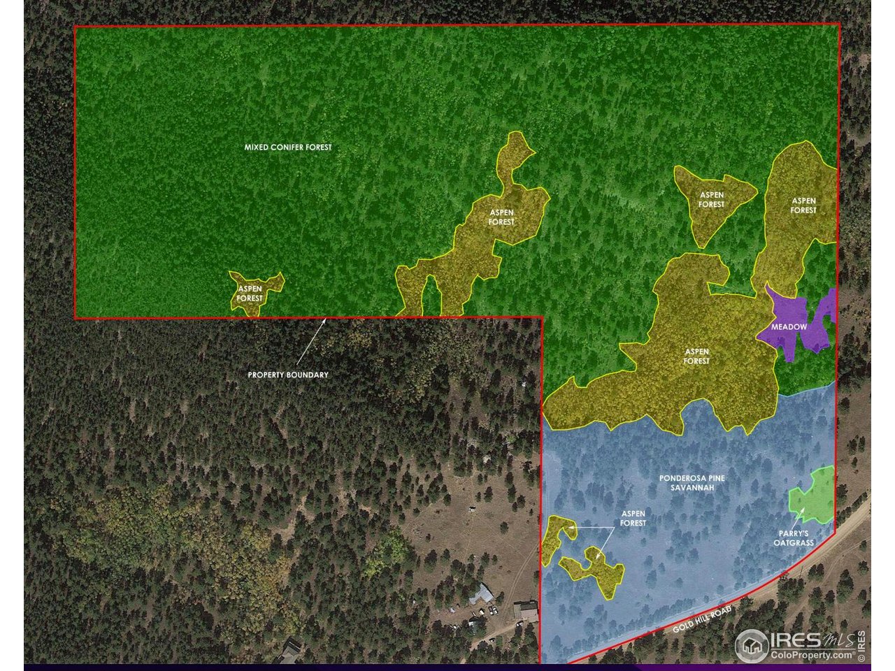 11320 Gold Hill Road Boulder, CO 80302 - Photo 5 of 7 an aerial view of a house