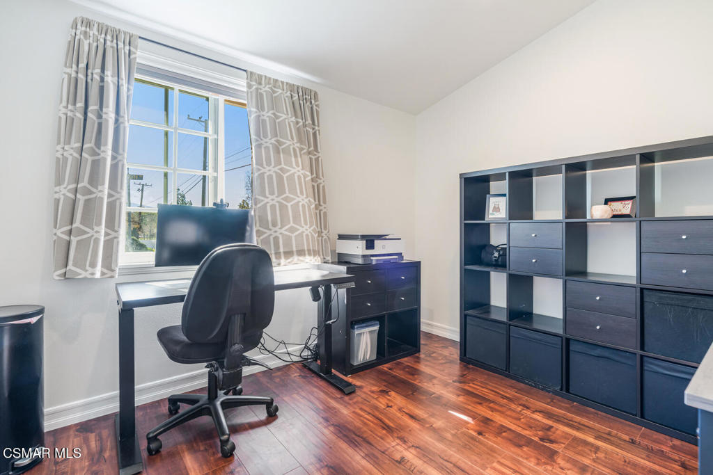 807 Briarcliff Road Thousand Oaks, CA 91360 - Photo 19 of 28 a view of a workspace with furniture and a window