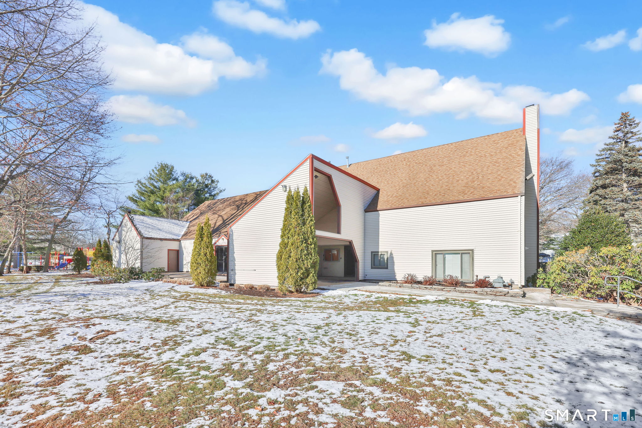 273 Cottonwood Road, Unit 273 Newington, CT 06111 - Photo 34 of 38 a view of a house with a snow