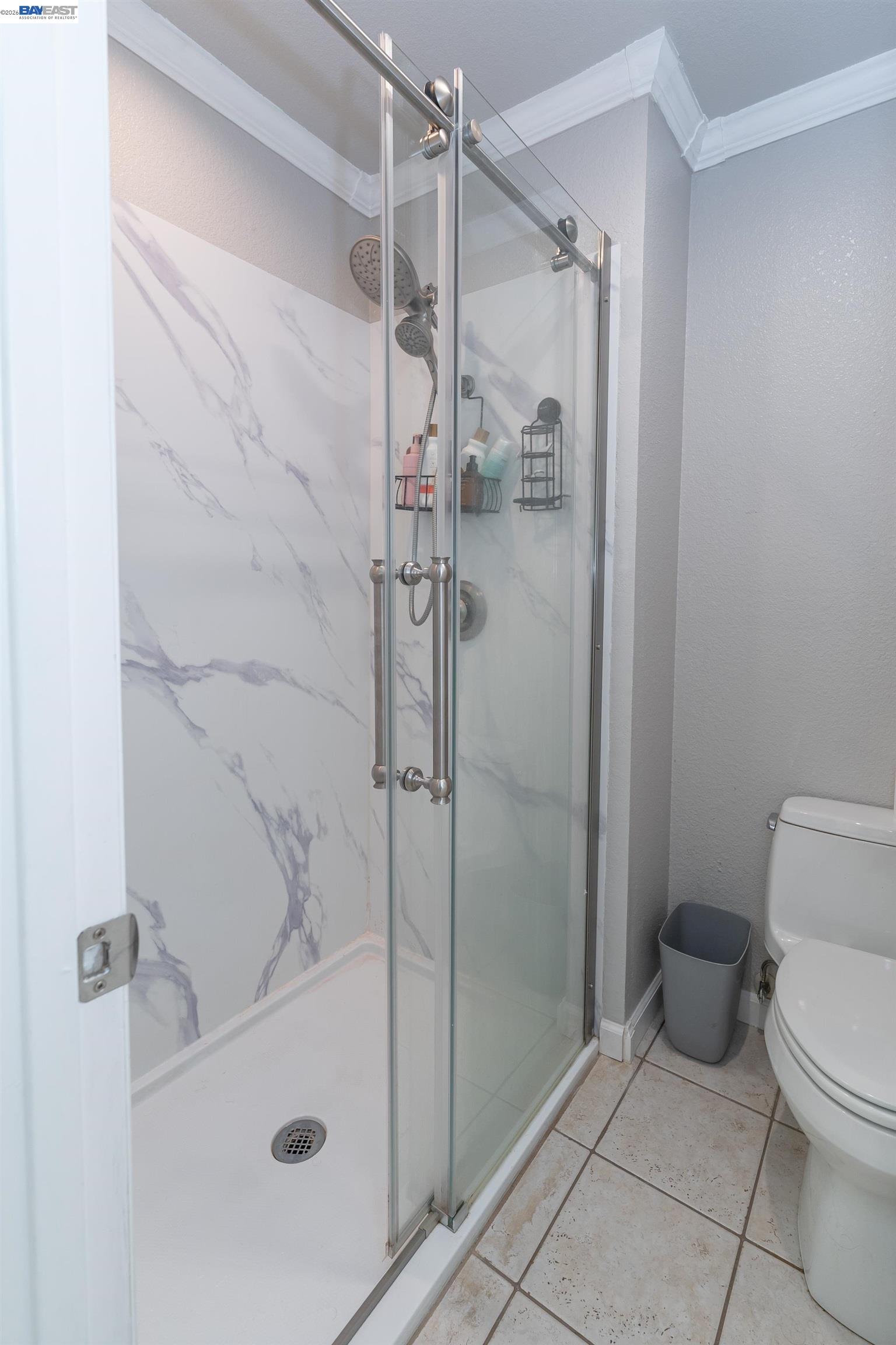 200 Compton Circle, Unit C San Ramon, CA 94583 - Photo 14 of 25 a bathroom with a shower and toilet