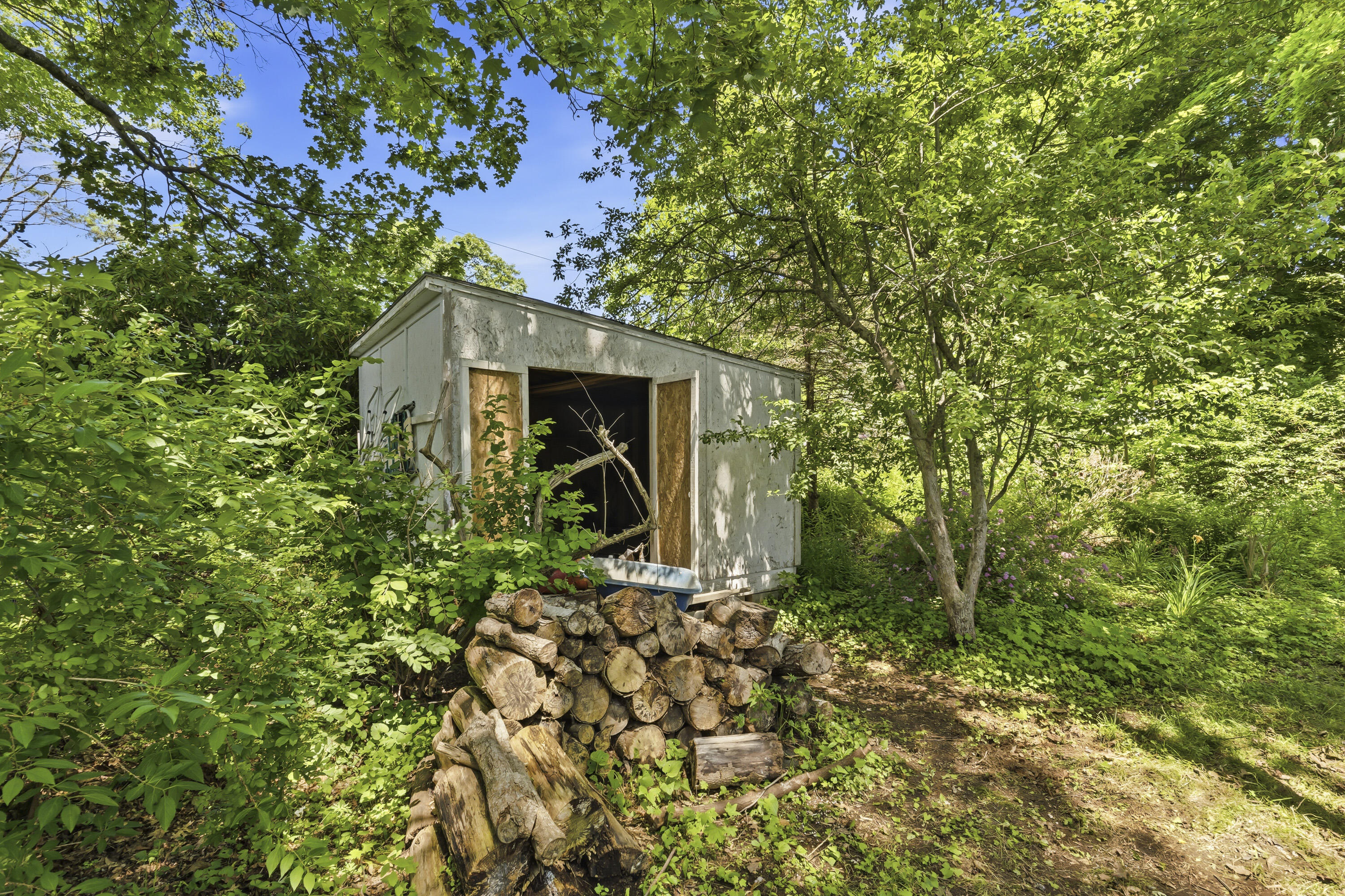 55 Basin Cove Road Harpswell, ME 04079 - Photo 23 of 42 Backyard Storage Shed