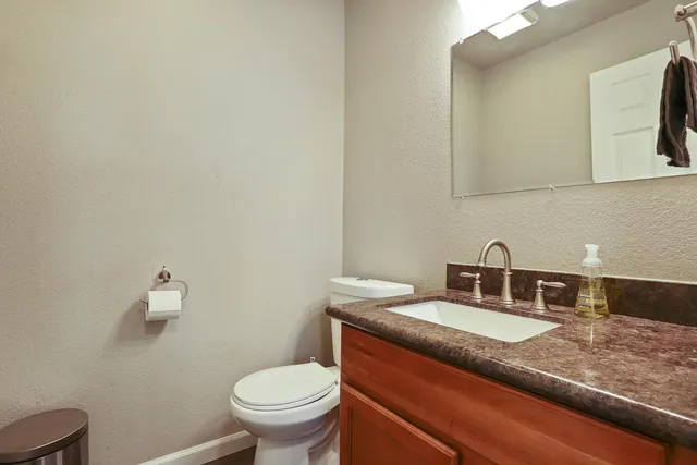 a view of a hallway with washer and dryer