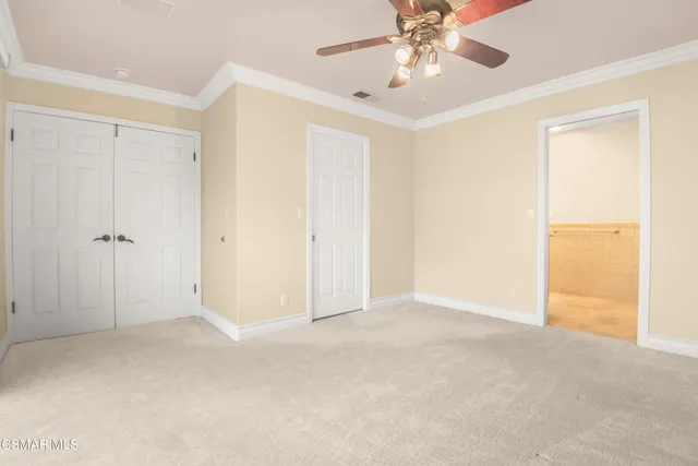 a view of an empty room