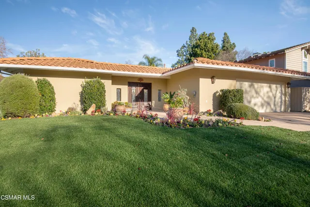 a view of a porch with a yard
