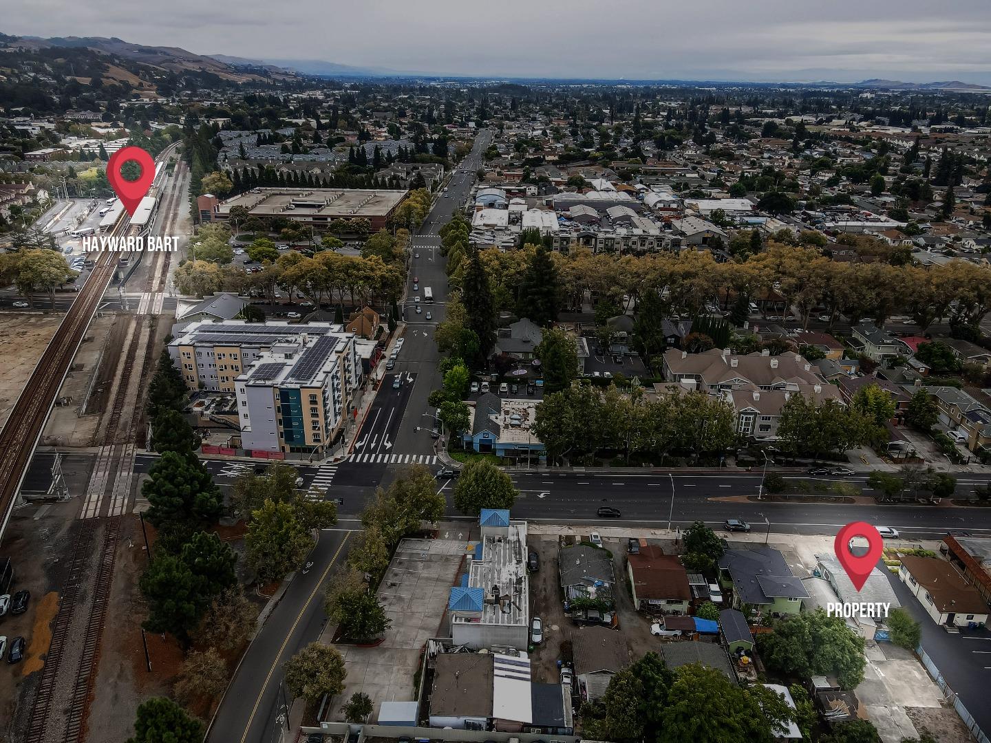 558 A Street Hayward, CA 94541 - Photo 35 of 37 an aerial view of multiple house
