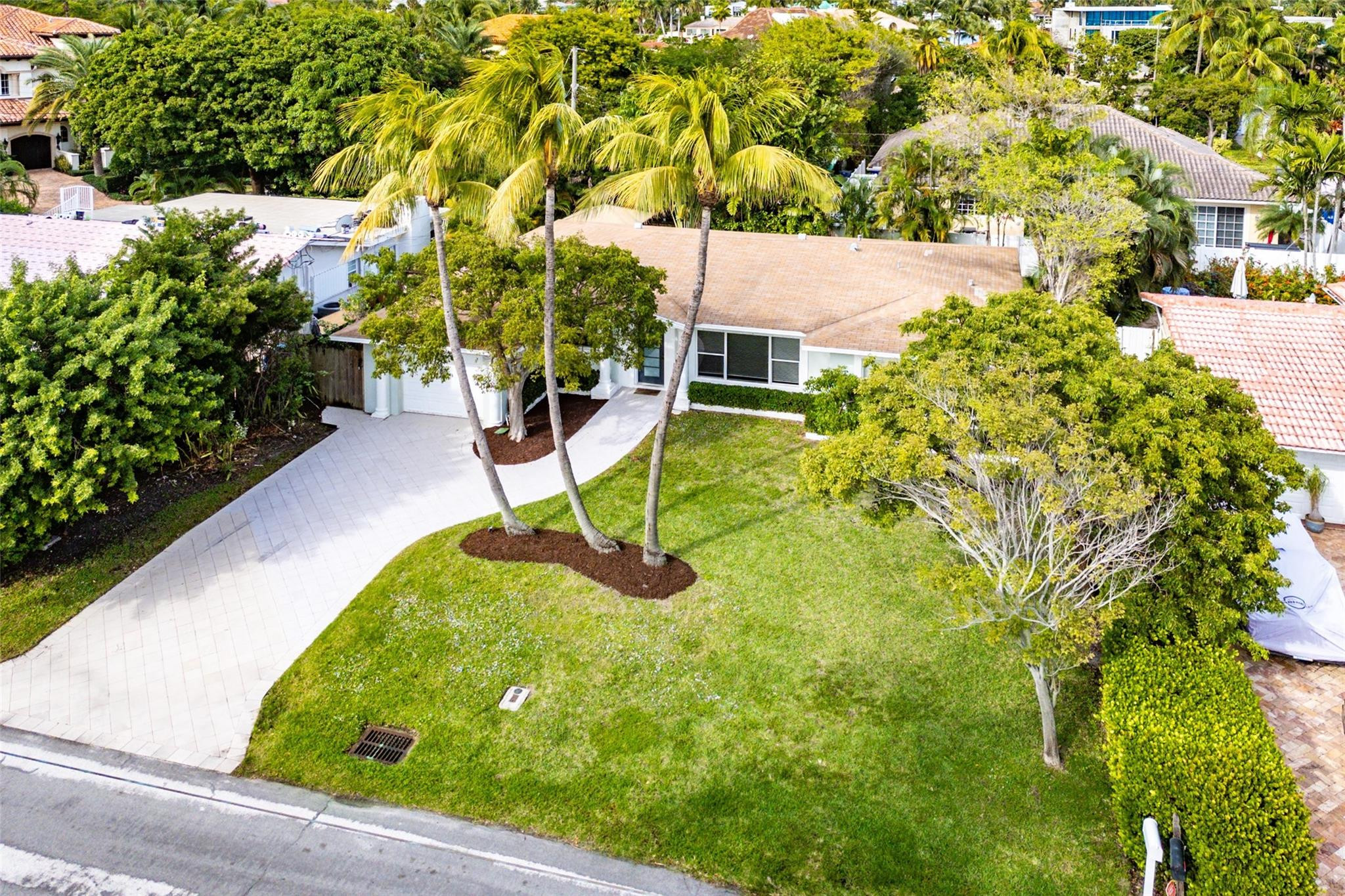 3203 Dover Road Pompano Beach, FL 33062 - Photo 39 of 45 a view of a garden with plants