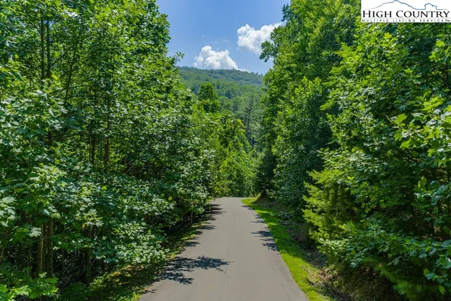a view of a lake view with a garden