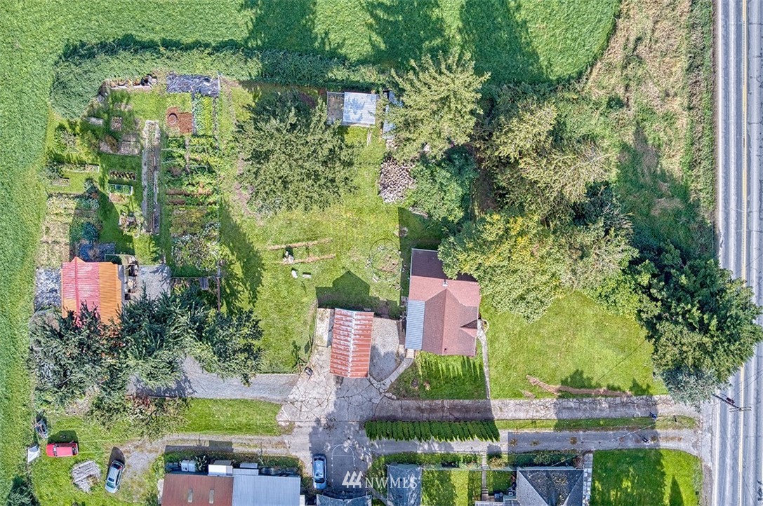 8263 Nooksack Road Everson, WA 98247 - Photo 15 of 36 an aerial view of residential houses with outdoor space