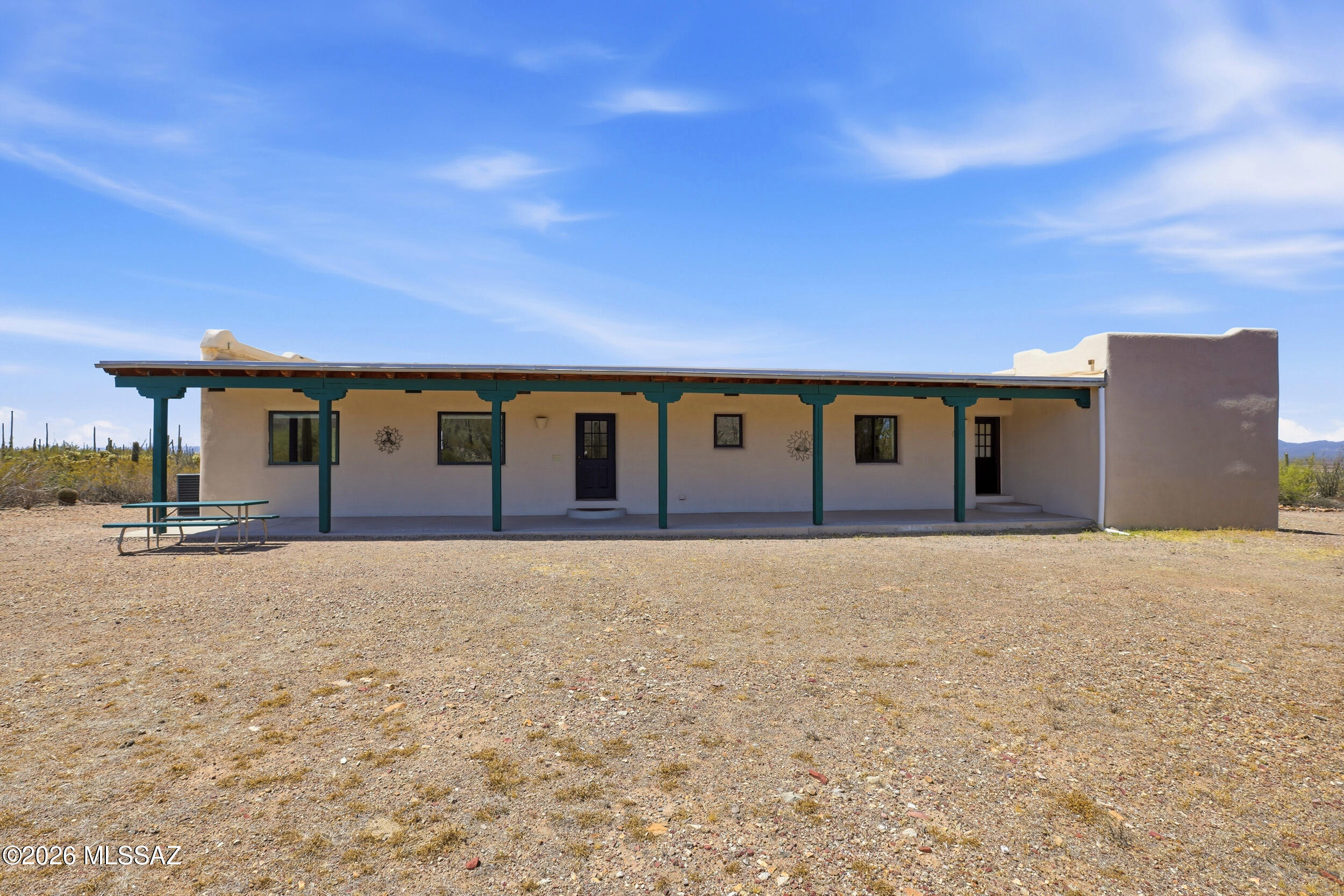 10855 West Mile Wide Road Tucson, AZ 85743 - Photo 40 of 47 Rear Back Porch