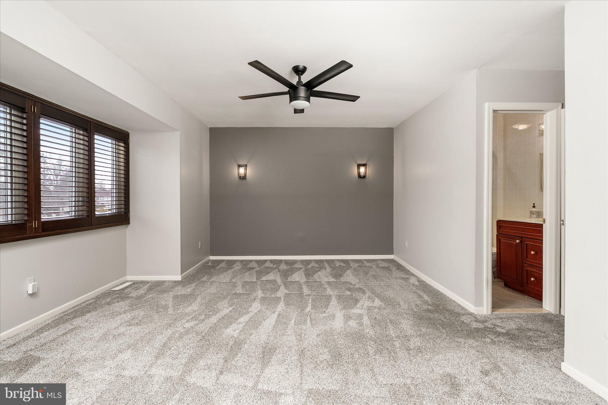 766 Twin Rivers Drive North East Windsor, NJ 08520 - Photo 25 of 31 a view of room with window and ceiling fan