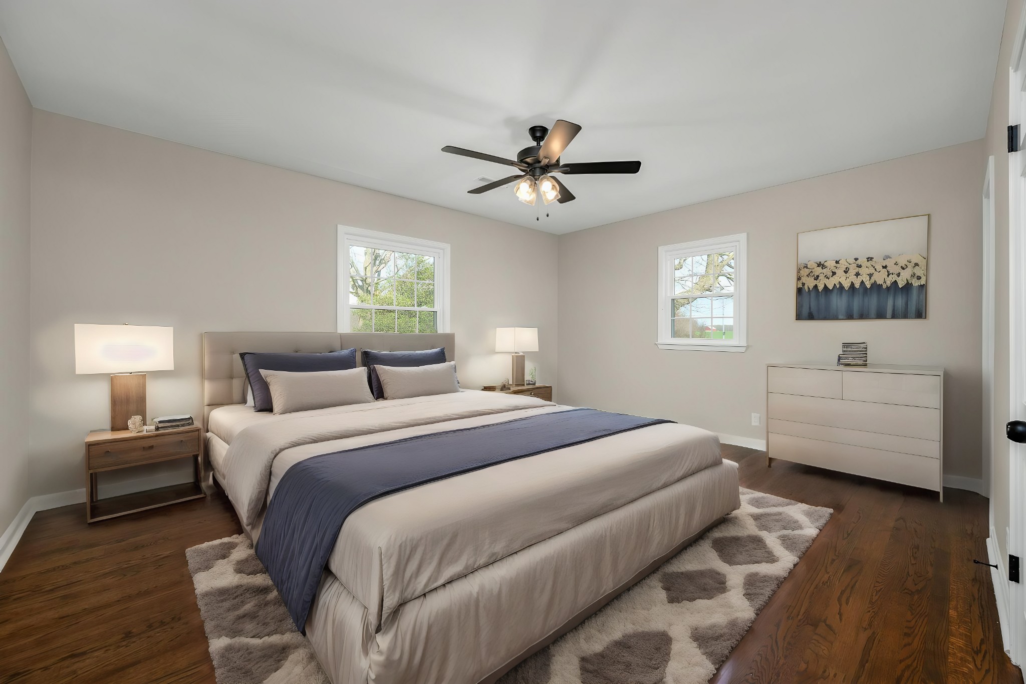 2771 Kinneys Road Cedar Hill, TN 37032 - Photo 19 of 45 a bedroom with a bed a couch and a window