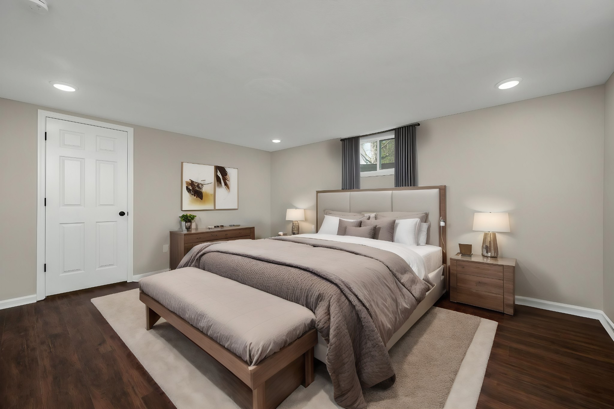2771 Kinneys Road Cedar Hill, TN 37032 - Photo 39 of 45 a bedroom with a bed and a night stand