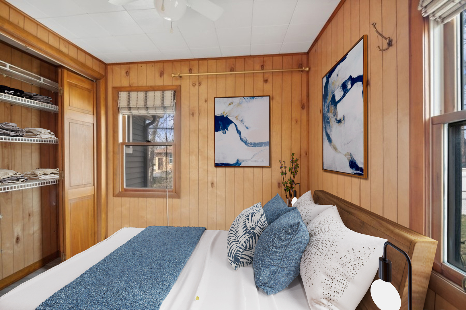 5900 Prospect Avenue Berkeley, IL 60163 - Photo 5 of 14 a bedroom with a large bed and a window