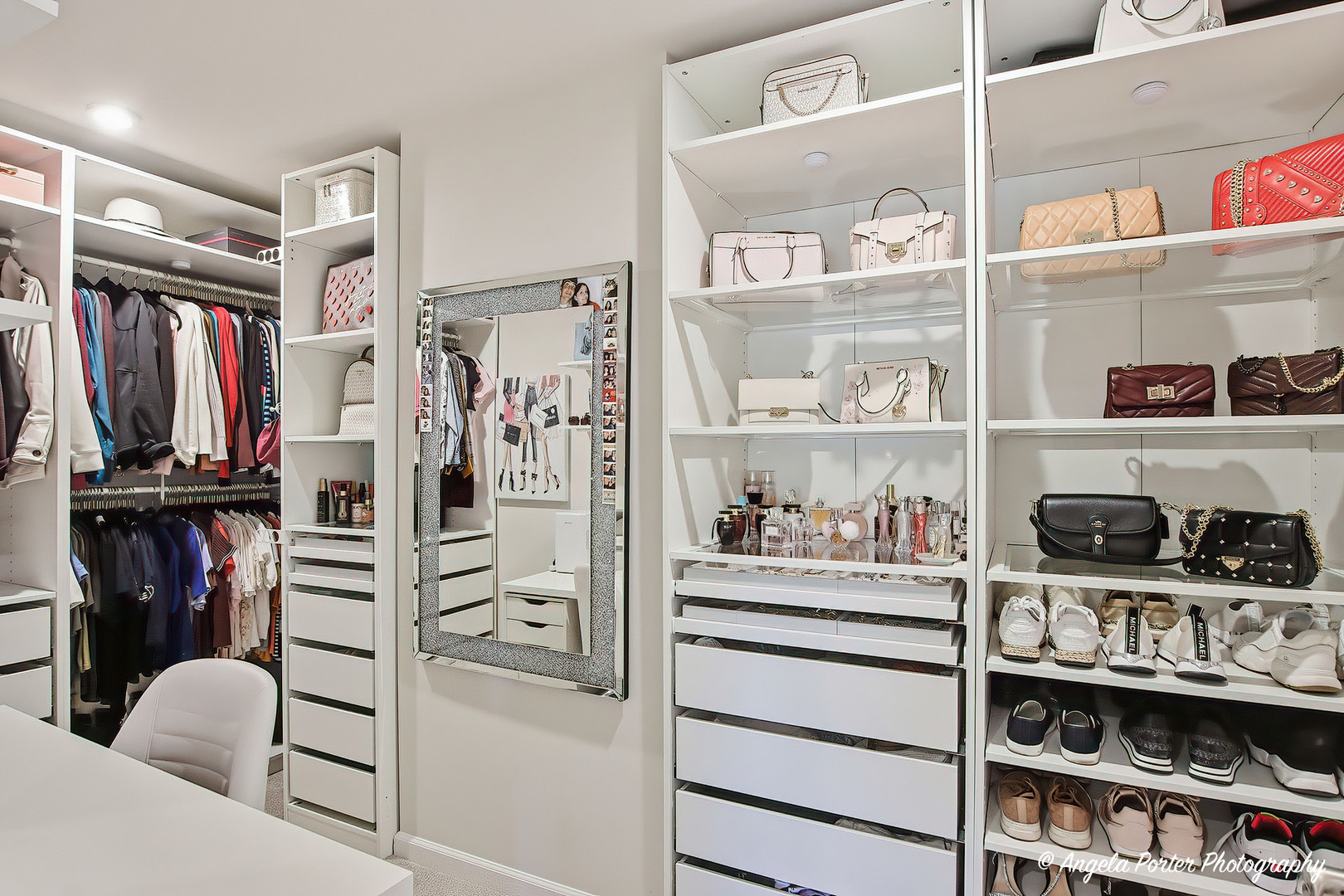 7443 Alexandra Lane Union, IL 60180 - Photo 27 of 39 a view of walk in closet with clothes and shoes