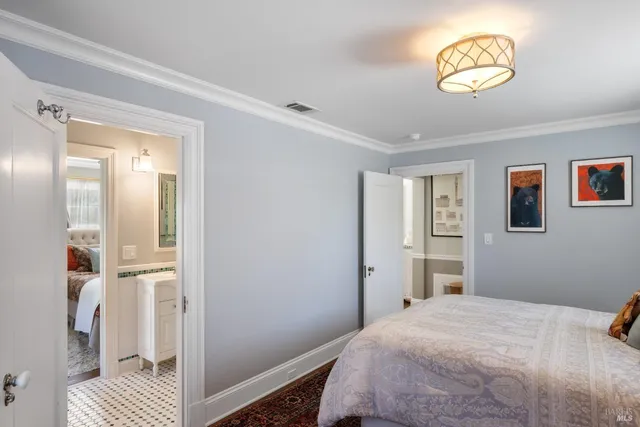 a picture of a bench in front of a door