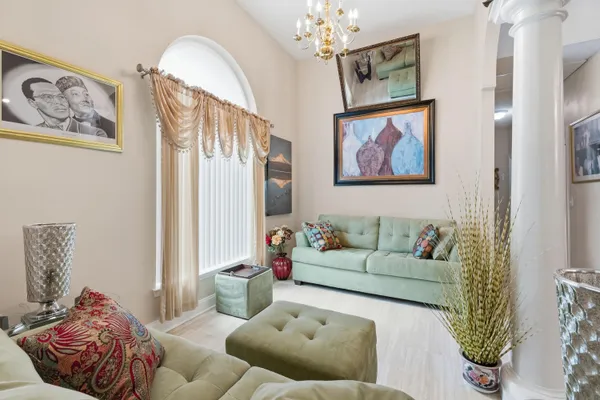 an aerial view of a city with lots of residential buildings