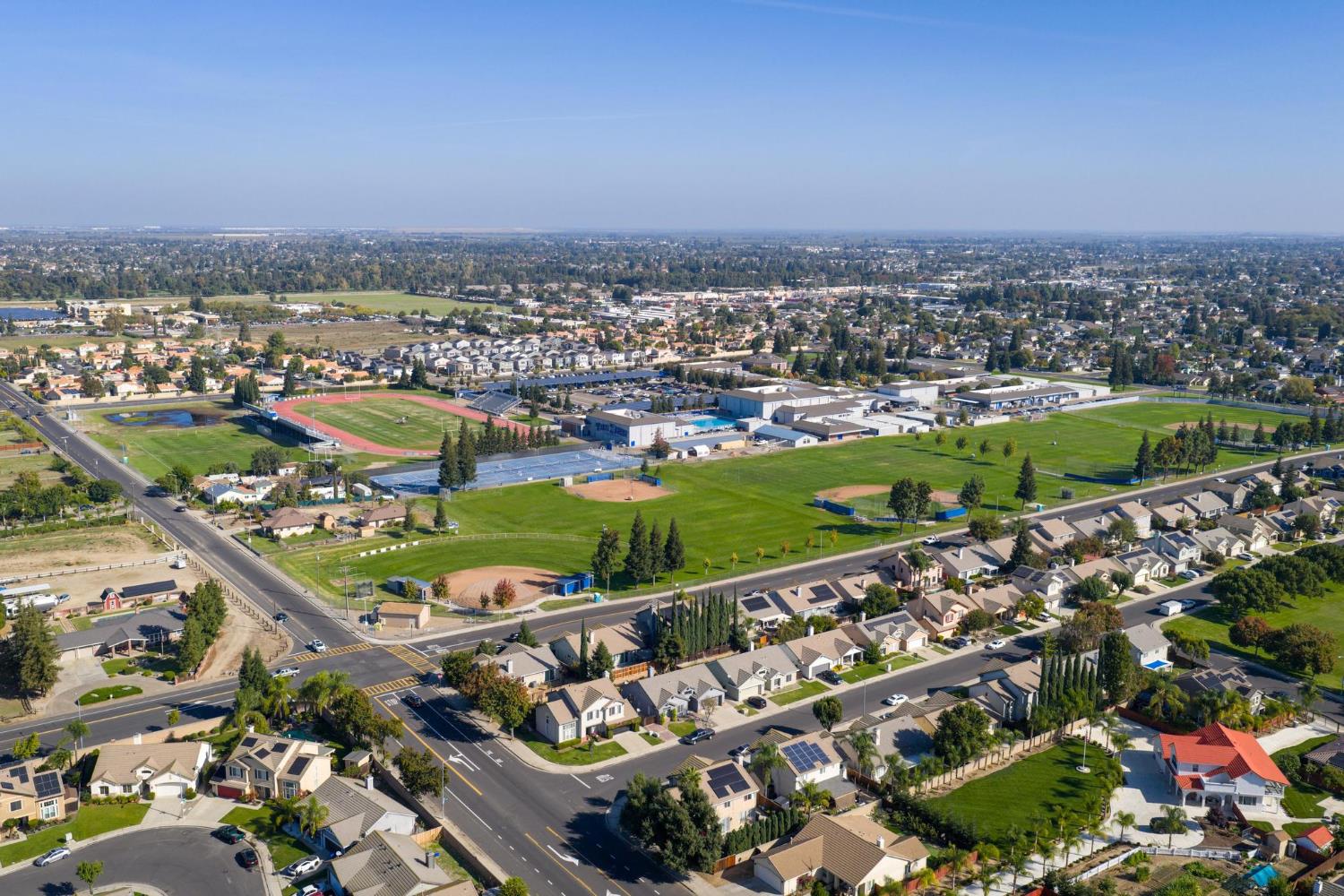 1833 Rail Street Manteca, CA 95337 - Photo 39 of 40 an aerial view of a city