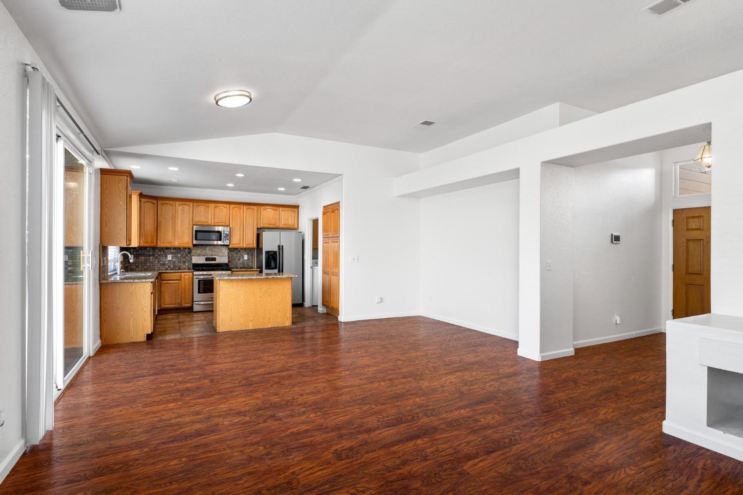 1833 Rail Street Manteca, CA 95337 - Photo 10 of 40 a view of kitchen view with wooden floor