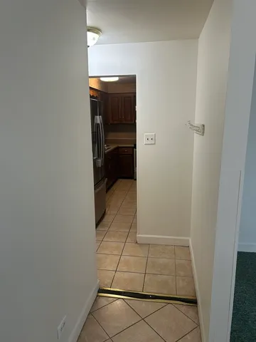 a view of front door