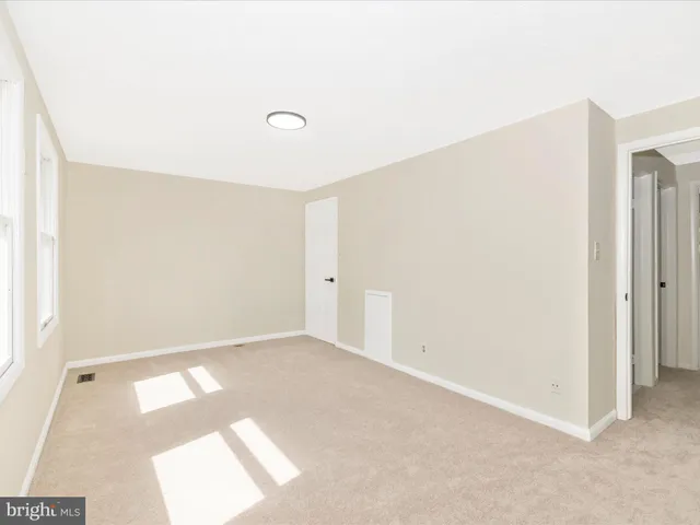 a view of an empty room