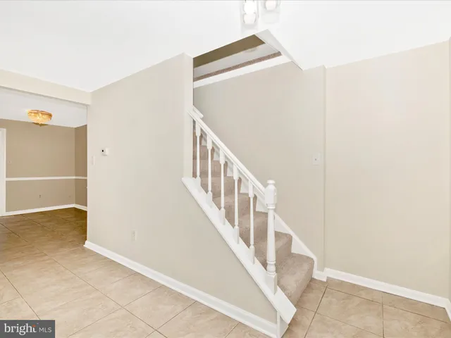 a view of an entryway with staircase