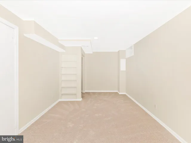 a view of a storage & utility room