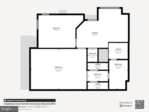 $2,390 | 2 Highstream Court, Unit 684, Germantown, MD 20874
