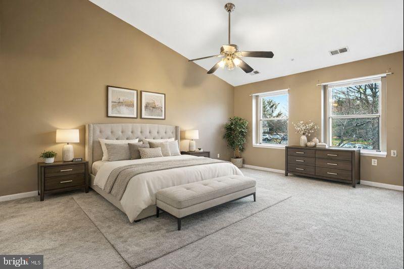 2 Highstream Court, Unit 684 Germantown, MD 20874 - Photo 6 of 25 a spacious bedroom with a bed and a large window