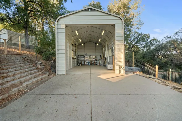 a view of a house with a snow on the wall