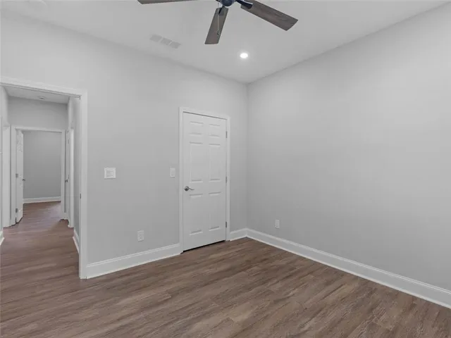 wooden floor in an empty room