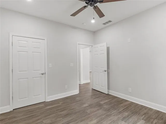 wooden floor in an empty room