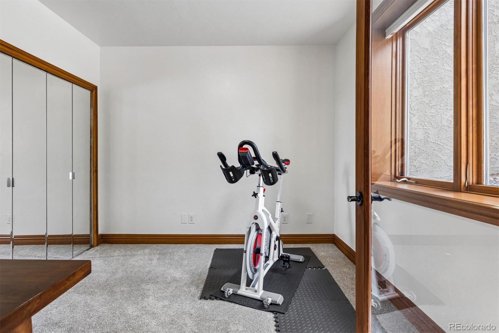 16422 Rocky Point Lane Morrison, CO 80465 - Photo 33 of 50 a view of a room with gym equipment