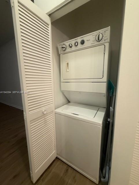 253 Northeast 2nd Street, Unit 224 Miami, FL 33132 - Photo 9 of 16 a utility room with dryer and washer