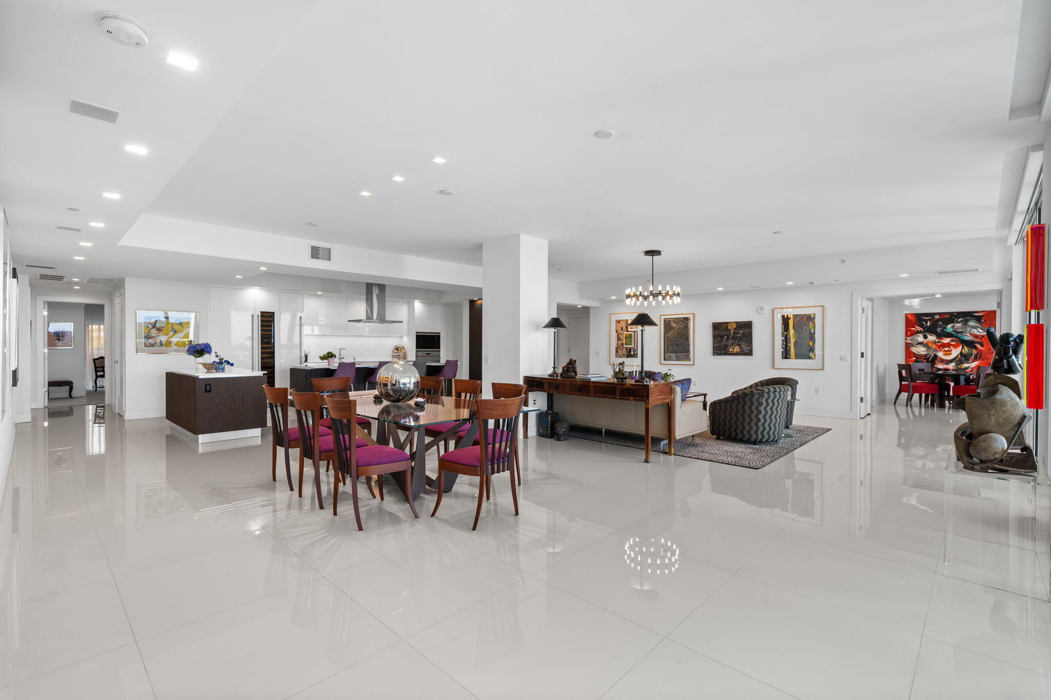20155 Boca W Drive, Unit A404 Boca Raton, FL 33434 - Photo 7 of 52 a living room with furniture and a large window